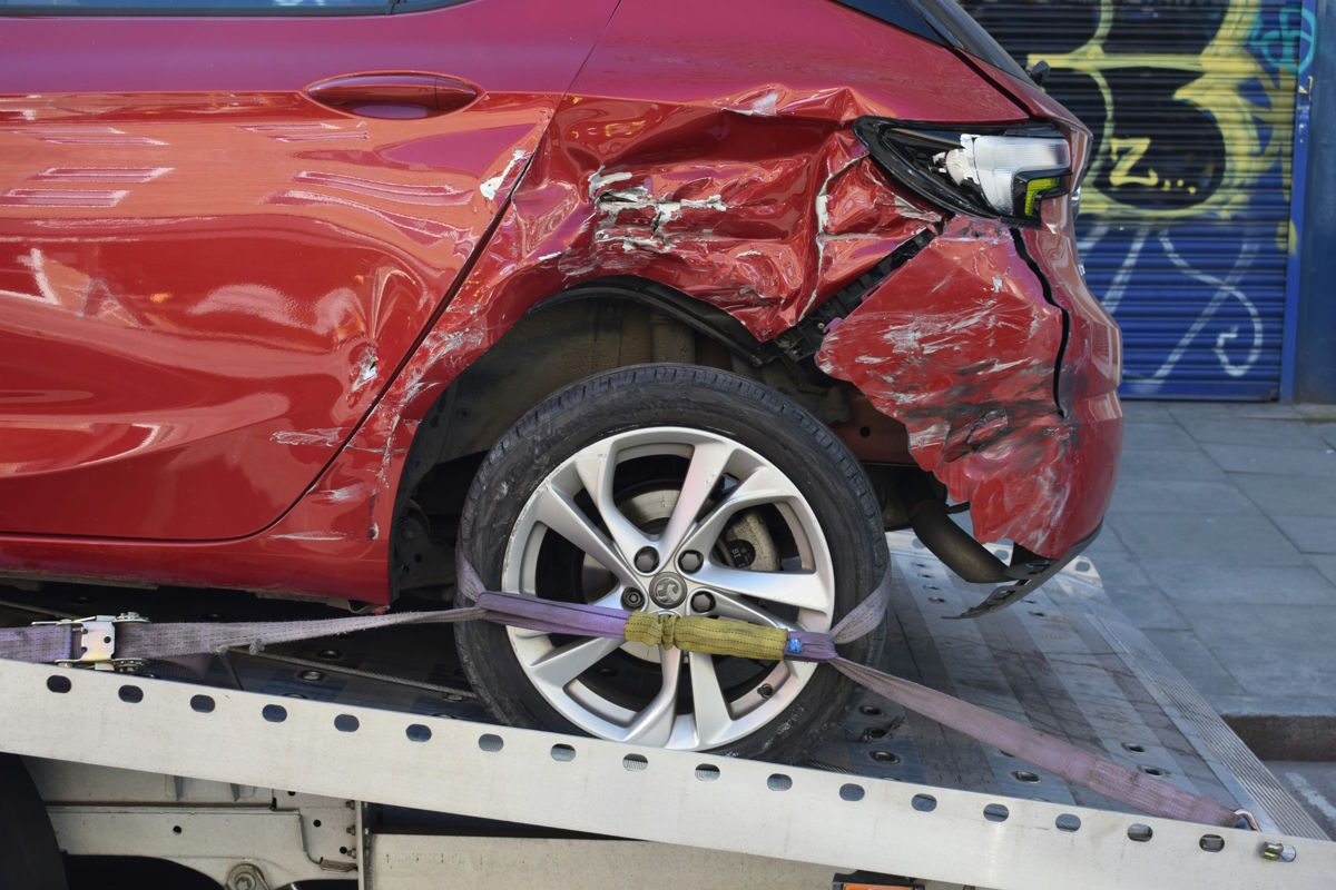 damage from a car accident