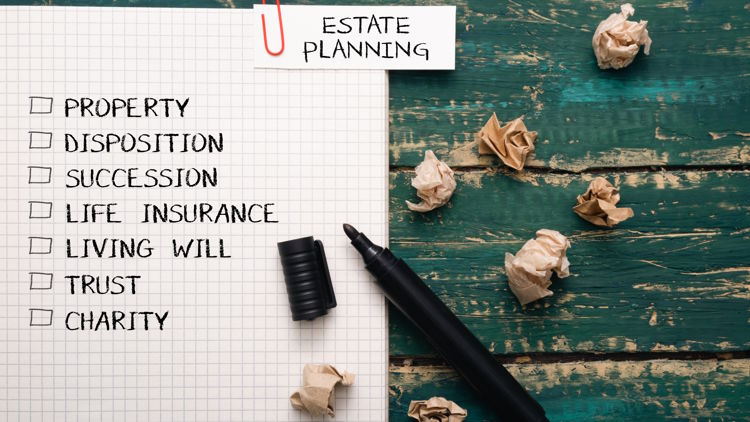 process of organizing a person's assets