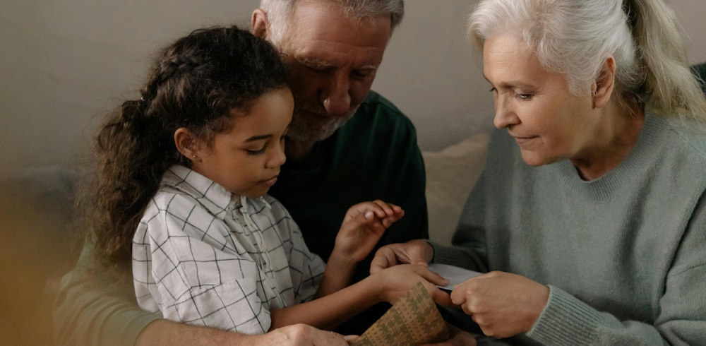 grandparent protecting grandchild